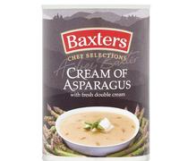 Baxters Chef Selections Lot de 6 sachets de soupe à l'asperge avec double crème fraîche 400 g