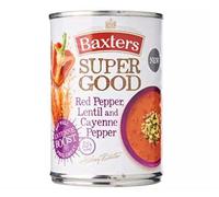 Baxters Super Good Red Pepper Lentil & Cayenne Poivre 400 g - Cette soupe délicieusement épicée contient vraiment un punch poivré qui vous réchauffera à travers et à travers le temps