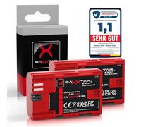 Baxxtar 2X Batterie pour Canon LP-E6 LPE6 EOS 5D Mark I-IV, 2250mAh 7.2V | Batterie pour EOS 5D Mark II III IV 5DS R R5 6D 7D 60D 60Da 70D 80D 90D XC10 XC15 WFT-E5 E7, anti court-circuit