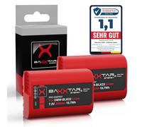 Baxxtar 2X Batterie pour Panasonic DMW-BLK22 BLK22E 2600mAh | Batterie pour Lumix DC S9 S5 S5II S5K G9 G9II GH5 GH5II GH5S GH6 GH7, 100% identique à l'original
