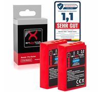 Baxxtar 2X BLS-5 Batterie 1100mAh 7.4V Remplacement pour Olympus BLS5 Compatible avec Olympus Om-D E-M10 Mark II III IV Pen E-P3 E-PL2 E-PL3 E-PL5 E-PL6 E-P7 E-PL7 E-PL8 E-PL10 EPM1 EPM2