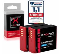 Baxxtar 2X DMW-BLG10 Batterie Remplacement pour Panasonic DMW-BLG10E DMW BLG10 1000mAh 7.2V Compatible avec Panasonic Lumix DC GX9 G110 G100 TZ202 TZ101 TZ99 TZ91 GF3 GF5 GX7 GX80 LX100 II ZS70 ZS110