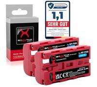 Baxxtar 2X NP-F550 Batterie 3500mAh Compatible avec caméscope Sony, indicateurs LED, éclairage, Lampe vidéo, moniteurs, caméra, Battery NP-F570 NP-F750 NP-F950 NP-F970 NPF550 NP F550