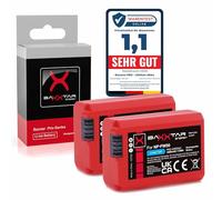 Baxxtar 2X NP-FW50 Batterie 1080mAh Compatible avec Sony RX1R III DSC-RX1RM3 DSC RX10 Mark II III IV Alpha 7 7R 7II 7S A7 A7S A7R A7II A5000 A6000 A6300 A6400 A6500 ZV-E10 NEX 3 5 6 NP FW50