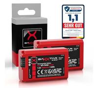 Baxxtar 2X NP-FW50 Batterie 1080mAh - Remplacement pour Sony NP-FW50 - pour Alpha 7 A7S A7R A7II, A5000 A6000 A6300 A6400 A6500, NEX 3 5 6, DSC-RX10 II-IV, ZV-E10 - Double réserve pour Voyage et vlog