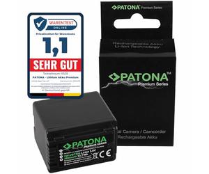 Baxxtar Chargeur avec batterie de Patona pour Panasonic VW (Véritable 3800mAh) (Pas pour VXF11 VX11 V808) VBT380