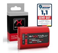Baxxtar DMW-BLK22 Batterie 2600mAh Compatible avec Panasonic Lumix DC S9 S5 S5II S5II-X S5K G9 II GH5 GH5II GH5S GH6 GH7 DMWBLK22 BLK22