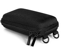 Baxxtar Hardcase Pure Black S Housse Sacoche pour Appareil Photo Compact avec bandoulière et Boucle de Ceinture - Noir - CyberShot DSC WX350 W810 W830 - Pixpro FZ43 FZ51 FZ55 - Realishot DC5200