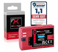 Baxxtar LP-E6N Batterie 2400mAh Compatible avec Canon EOS 5D Mark II Mark III 5DS R5 R 6D 7D 60D 60Da 70D 80D 90D XC10 XC15 5 6 7 60 70 80 90 D LP-E6 LPE6 LPE6N