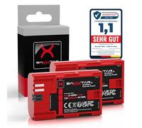 Baxxtar Pro 2X Batterie pour Canon LP-E6NH LP-E6N LP-E6, 2600mAh 7.2V | Batterie pour EOS R5 R6 R6II R7 5D Mark II III IV 5DS 60D 6D 70D 7D 80D 90D WFT-E5 E7 XC10 XC15