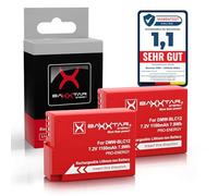 Baxxtar Pro 2X DMW-BLC12 Batterie Remplacement pour Panasonic DMW-BLC12E DMW BLC12 1100mAh Compatible avec Lumix DC FZ1000 II G91 DMC GX8 G70 G80 G81 G7 G6 G5 FZ2500 FZ2000 FZ1000