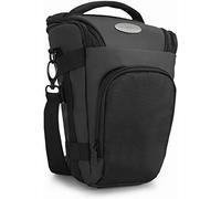 Baxxtar Pro Novo II Sac de Transport pour Appareil Photo Reflex numérique avec bandoulière, Sangle au Niveau du Bassin, Tunnel de Sangle, Cape de Pluie Noir