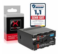 Baxxtar Pro NP-F970 Plus Batterie (10500mAh) - LG Cells Inside - avec Sortie USB et DC, Battery Check - Remplacement pour Sony NP-F970 NP-F980 NP-F990 NP-F960 ...