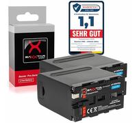 Baxxtar Pro NP-F970 Plus Batterie (2X 10500mAh) - LG Cells Inside - avec Sortie USB et DC, Battery Check - Remplacement pour Sony NP-F970 NP-F980 NP-F990 NP-F960 ...