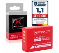 Baxxtar Pro NP-W126s NP-W126 Batterie (véritable 1140mAh) Compatible avec Fujifilm X100F X100V X100VI X-A5 X-A7 X-E4 X-M5 X-Pro2 X-S10 X-T3 X-T10 X-T20 X-T30 X-T50 X-T100 X-T200 etc.