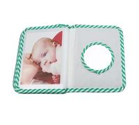 Bay Album photo en tissu doux pour garçons et filles | Album de mémoire | Livre d' en tissu | Mes premiers livres photo | Albums en PVC polyester 14 x 17 cm