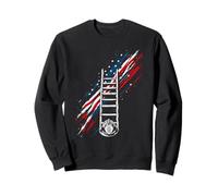 Bay Fire 1987 Drapeau échelle Pompier Sweatshirt