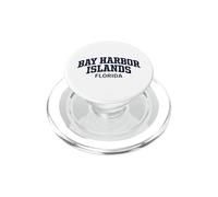 Bay Harbor Islands Florida Vintage Athletic Sports Design PopSockets PopGrip pour MagSafe