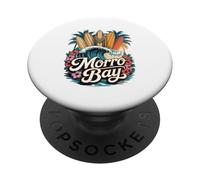 Bay of Morro Planche de Surf Scène de Plage Art Graphique PopSockets PopGrip Adhésif