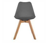 Chaise Baya en Polypropylène (PP) - Gris Foncé