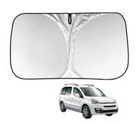 Pare Soleil Voiture Pare Brise Avant pour Berlingo B9 2008-2017 Intérieure Visière Fenêtre Avant Bloque la Chaleur du Soleil et Les UV Pliable Été Accessoires,A
