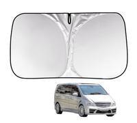 BAYAJIAZ Pare Soleil Voiture Pare Brise Avant pour V-Class Vito W639 2004-2013 Intérieure Visière Fenêtre Avant Bloque la Chaleur du Soleil et Les UV Pliable Été Accessoires,A