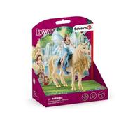 Schleich Ensemble BAYALA 42508 – 4 pièces avec Fée Eyela et Licorne dorée, dès 5 ans