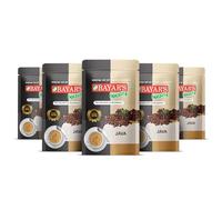 Bayar's Java Filter Coffee Powder 500 g - Lot de 5, 80 % de café, 20 % de chicorée, café en poudre filtrant traditionnel fraîchement torréfié de l'Inde du Sud, combo de 5