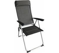 BAYASUN Fauteuil de Camping Eco Plus Appuie-tête Amovible Dossier Réglable Camping Car Gris