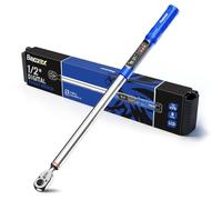BaycoreX ynamométrique numérique à entraînement 1/2", 24-340 N.m, haute précision ± 2 %, avec écran couleur, sonnerie et alerte de flash LED, tête à cliquet à 72 dents, valeurs prédéfinies, acier
