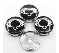 BayDe 4 pièces Acrylic/ABS Roue Centre Capuchons,pour SsangYong 60mm Auto Cache moyeux Jante décoration étanche Protéger Accessoires