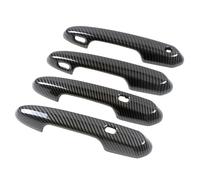 BAYDE Autocollant Protection Poignée Porte Latérale Extérieure Pour Toyota Pour Sienna XL40 4e 2021-2023(Fiber Color)