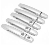 BAYDE Couvre-poignées Porte Voiture Accessoires Style Pour Toyota Pour RAV4 2006-2013(Silver 3 buttons)
