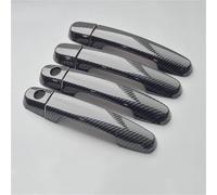 BAYDE Garniture De Poignée Porte Voiture Accessoire Superposition Pour Toyota Pour Hilux Pour Vigo 2005-2014(Carbon Fiber 2 holes)