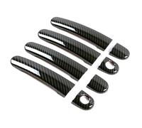 BAYDE Garniture Poignée Porte Latérale Extérieure Voiture Pour VW Pour Golf MK4 MK5 2000-2008(2 Key Hole)