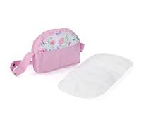 Bayer 2000-Bayer Chic 2000-Sac, Sac à Langer, Accessoire de poupée, 853-53, Fleurs, Rose