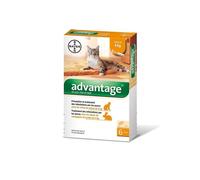 Bayer Advantage 40 Chat/Lapin 0-4 Kg 6 Pipettes Antiparasitaires