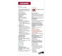 Bayer advantix x chiens 4-10 kg - 4 pipettes