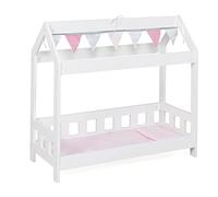 Bayer Chic 2000 507-95 507-95 Lit pour poupée Motif étoiles Gris 56 x 25 x 54 cm