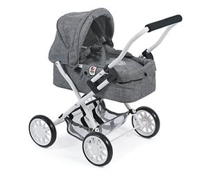Bayer Chic 2000 555-76 Landau pour poupée Smarty pour Enfants à partir de 2 Ans Gris Jean