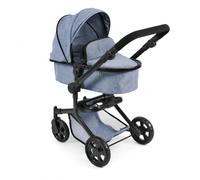 Bayer Chic 2000 595 50 Combi Poussette pour poupée Mika, Jeans Blue