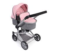 Bayer Chic 2000 595 Poussette pour poupée, Gris-Rose