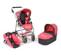 Bayer Chic 2000 637 11 La poussette pour poupées, combinée 3 en 1 EMOTION ""ALL IN"" - Corail à pois G