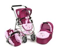 Bayer Chic 2000 637 29 Poussette Pour Poupées, 3 En 1 Emotion - Mûres À Poids.