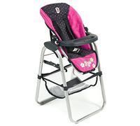Bayer Chic 2000 655 12 Chaise Haute pour poupée Rose à Pois