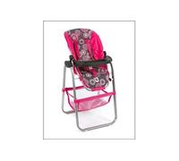 Bayer Chic 2000 655 87 Chaise haute Ton Fuchsia avec motifs pour poupées