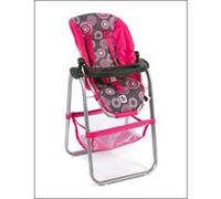 Bayer Chic 2000 655 87 Chaise haute Ton Fuchsia avec motifs pour poupées G