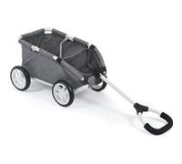 Bayer Chic 2000-Skipper, Petit Chariot pour Ours en Peluche et poupées, Jeans Gris, 660 76, 46 x 30 x 29 cm