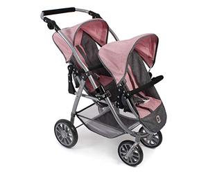 Bayer Chic 2000 689 15 Landau pour poupée, Rose
