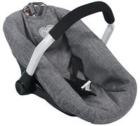 Bayer Chic 2000 708 76 - Siège Auto pour poupée - Jeans Gris - 50 cm